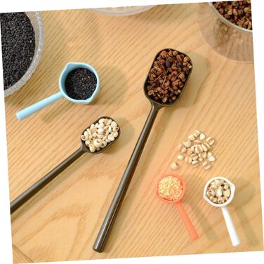 PRETYZOOM 4 Pack Bread Storage Bags Kitchen Salt Spice Stirring Containers For Dog Food Milk Powder Spoon Nested Measuring Cups Lightweight Measuring Spoons Teaspoons Coffee Stirring Stick Baby