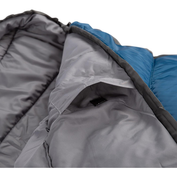 Спальний мішок Trespass Doze DREI для трьох сезонів, 230x85x55 см, колір кобальт