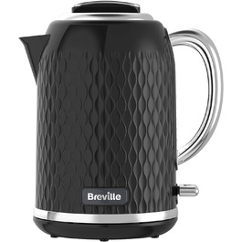 Електричний чайник Breville VKT017 Curve, 1.7 л, 3000 Вт, чорний
