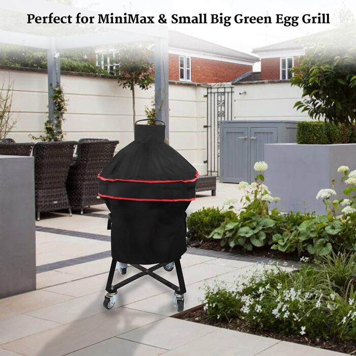 Чохол для гриля 55,9 см, водонепроникний, підходить для Kamado Joe Junior, Minimax та Small Big Green Egg, захист для BBQ на вулиці