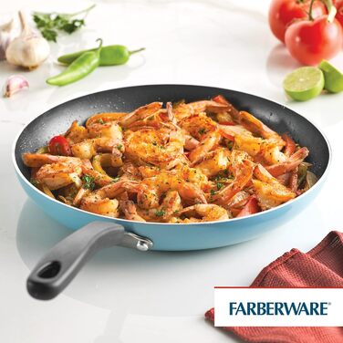 Набір кухонного посуду Farberware Cookstart DiamondMax: 15 предметів (каструлі, сковорідки, форма для випічки, аксесуари), антипригарне покриття, миється в посудомийній машині