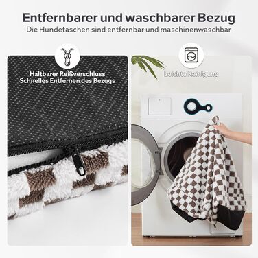 JOEJOY Extra Large Orthopedic Dog Bed, Extra Large Washable Cat Bed Dog Cushion with Memory Foam Washable Removable Waterproof Lining Orthopedic Dog Bed Gray (L 112 x W 82 x H 8 cm, Chocolate)