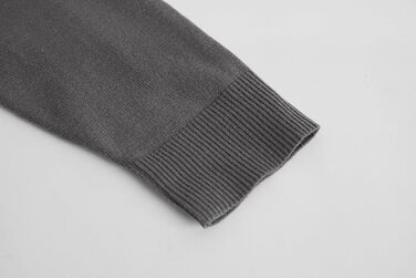 Чоловічий кардиган Runcati з в'язаного полотна, без коміра, сірий, XL