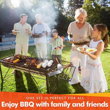 Набір гриль-інструментів Dragon Creek: 6 штук, нержавіюча сталь, аксесуари для гриля, професійний набір для барбекю, лопатка для гриля, з сумкою, ідеально для гриля, тепаньякі, подарунок для чоловіків