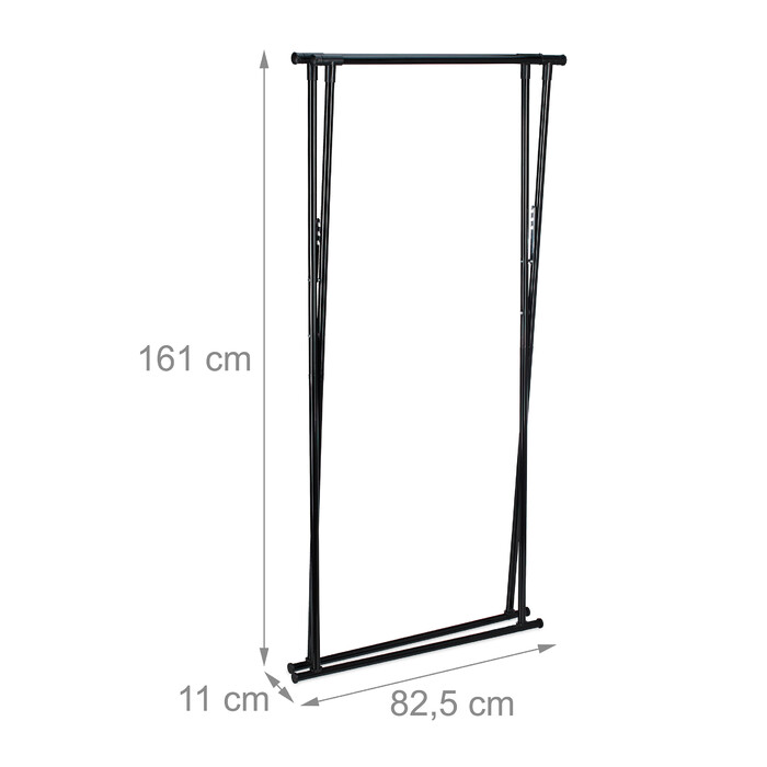 Relaxdays Extendable Clothes Rail, Metal