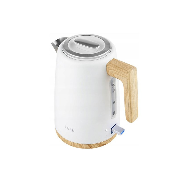 Електричний чайник Lafe Scandi PRO, 2200 Вт, 1,7 л, білий