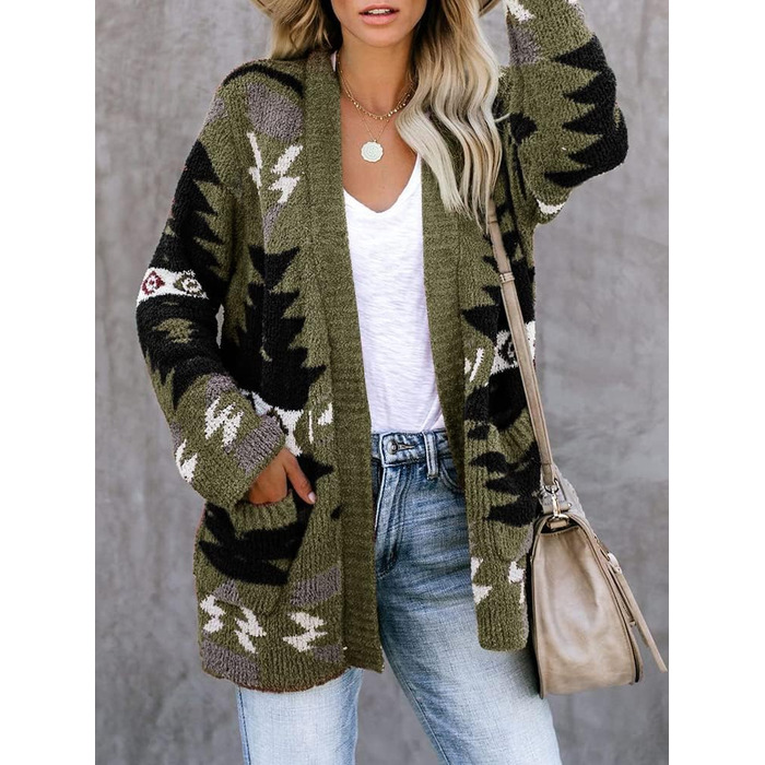 Кардиган жіночий Ferbia Klaich, розмір L, колір армійсько-сірий