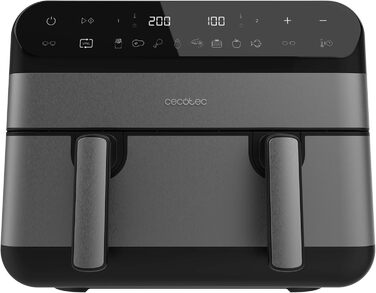 Фритюрниця Cecotec Cecofry Advance 9000 Window 9л з оглядовим вікном та двома зонами
