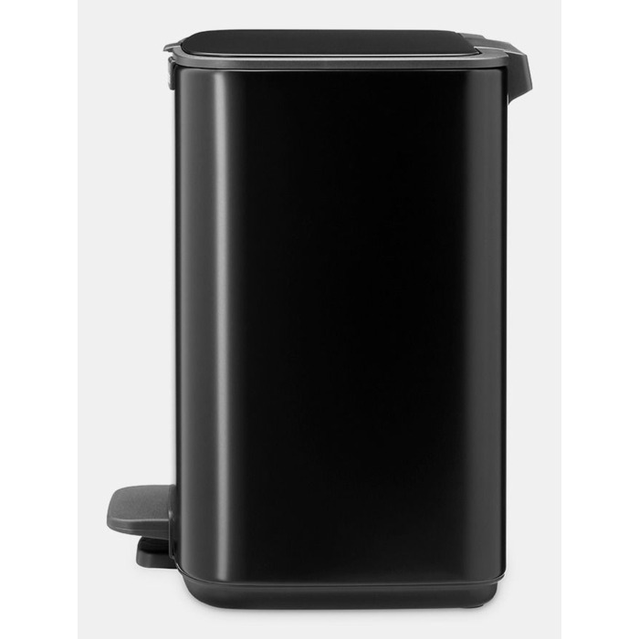 Сміттєвий кошик з педаллю BRABANTIA Bo, 7 л, матовий чорний