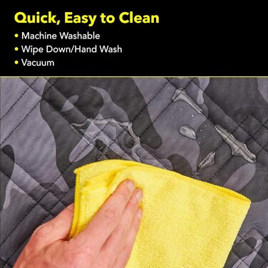 Захисний чохол на сидіння для собак Meadowlark, камуфляж сірий, стандартний (54' x 58') / XL (60' x 64')