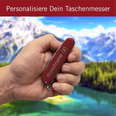 Швейцарський ніж Victorinox Huntsman з гравіюванням | Подарунок для чоловіків | Ювілей | 15 функцій