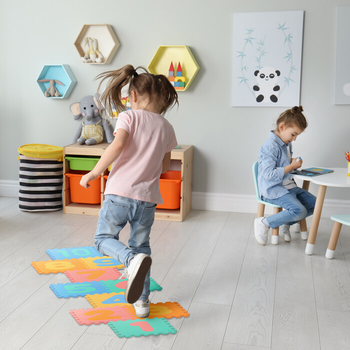 Relaxdays Puzzle Mat with Numbers