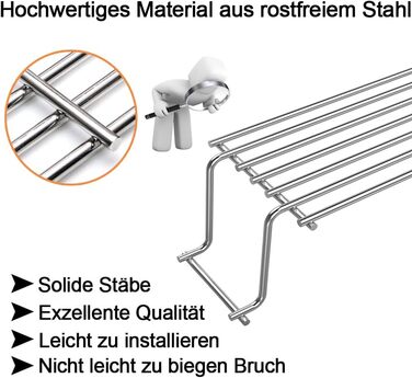Решітка для гриля Weber Spirit 300 серії (44,5 x 30 см), чавунна, сумісна з E310, E320, E330, SP310, Genesis Silver B/C, замінна частина для Weber II 300