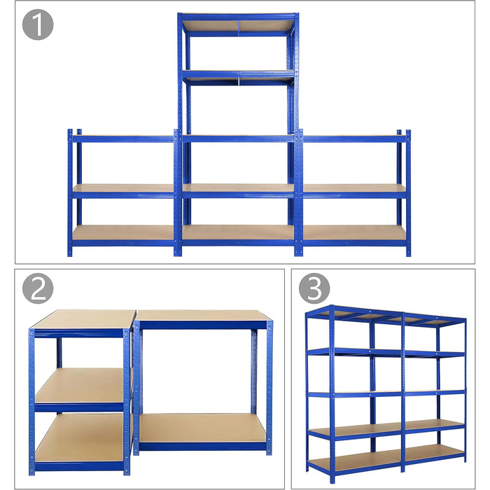 Ribelli Heavy-Duty Shelving Unit