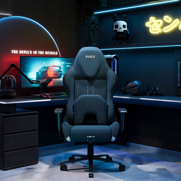 Ігрове крісло Diablo Chairs X.One Prime, тканина