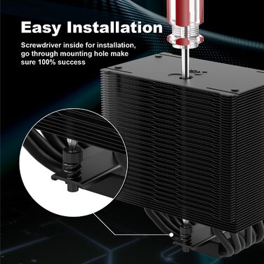 Охолоджувач CPU Scythe Mugen 6 Dual Fan Black Edition: Intel LGA1700, LGA1151, AMD AM5/AM4/Ryzen, 120mm, чорний