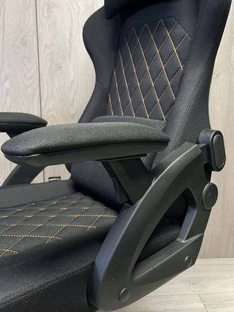 Ігрове крісло Prototype DESMO XL, тканина, чорне