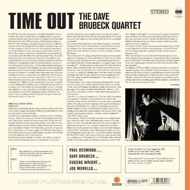 Time Out +1 Bonus Track (180g Кольоровий Вініл) LP [The Dave Brubeck Quartet]