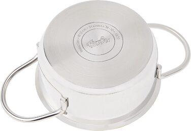 Міні-каструля Fissler Häppchen з нержавіючої сталі 12 см, 0,5 л, з кришкою, для індукції