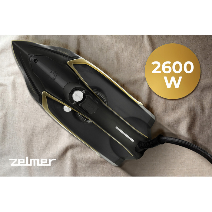 Парова праска Zelmer ZIR2620, 2600 Вт, керамічна підошва, 280 мл