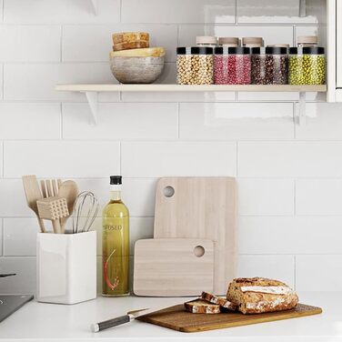 Набір контейнерів для зберігання 16 шт. по 500 мл з кришкою, BPA-Free, прозорі пластикові контейнери для продуктів та солодощів