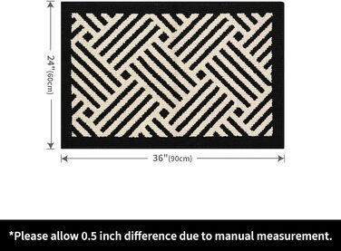 Килимок для дому та вулиці Senerma 60x90 см. Миючий, водовідштовхуючий, антиковзаючий. Підходить для входу, тераси, саду.