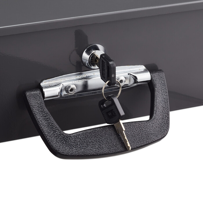Relaxdays Cash Box with Euro Coin Sorter