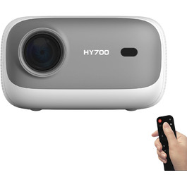 LQWELL HY300 PRO Mini Beamer: портативний проєктор 4K/1080p з Android 11, WiFi 6, Bluetooth 5.0, Airplay/Miracast, для Android/iPhone/PC/Mac/Switch