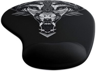 Кисетковий Mousepad CSL Titanwolf для геймінгу з підкладкою для зап'ястя - чорний
