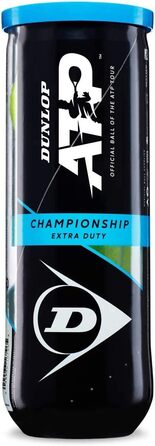 Тенісні м'ячі Dunlop ATP Championship (12 шт. у банці V21)