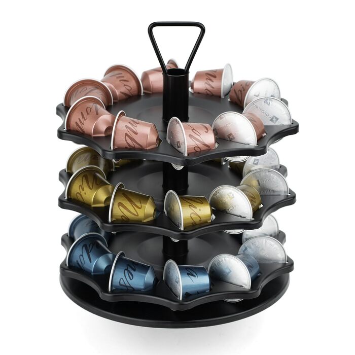 Тримач для капсул кави HiveNets для Nespresso Original, 7-поверховий органайзер на 30 капсул