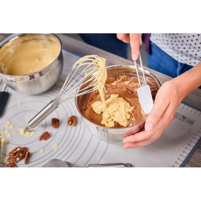 Венчик RÖSLE з нержавіючої сталі 18/10, срібний, 27 см, для кухні, миється в посудомийній машині