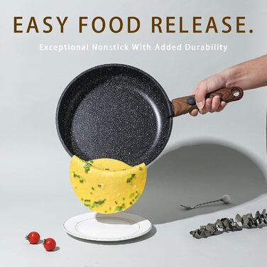 Набір посуду Royal Swiss Diamant Beige, 9 предметів, індукційний, з 2 ручками, для всіх плит, без PFOA, PFAS