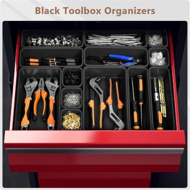 A-LuGei [69 Pieces [5 SIZES] Sortierbox Drawer Organizer, Tool Organizer Workshop, tool storage, Drawer Organization System for Workshop Accessories Office Kitchen Bathroom Garage sortierbox