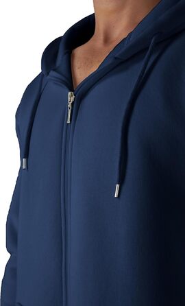 Світшот з капюшоном Smith & Soo для чоловіків (XL, темно-синій) – якісна бавовняна суміш, спортивний стиль