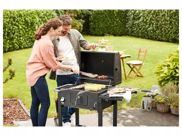 Садовий вугільний гриль на колесах XXL Grill Meister
