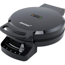Steba Germany WE 1 Waffle Maker - Non-Stick, Adjustable Temperature, Folding Design