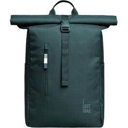 Рюкзак GOT BAG Rolltop Easy з переробленого пластику Ocean Impact, водонепроникний, для ноутбука 16'', 31 л, колір Sea Teal