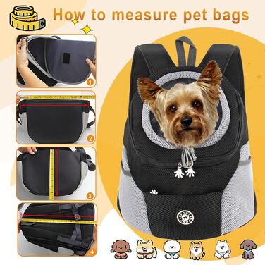 Шлейка для собак та цуценят, переноска-рюкзак, рожево-червона (L)