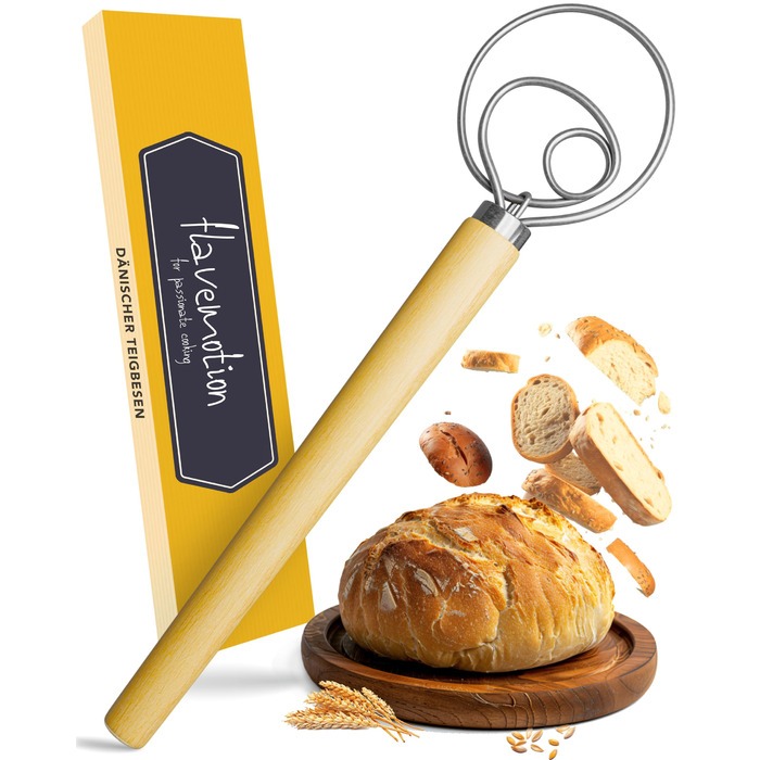 Датський віск для тіста: ідеальний тісто для випічки - високоякісний віск для тіста як аксесуар для випічки хліба - мішалка для тіста, тістоміс, датський віск як аксесуар для випічки хліба