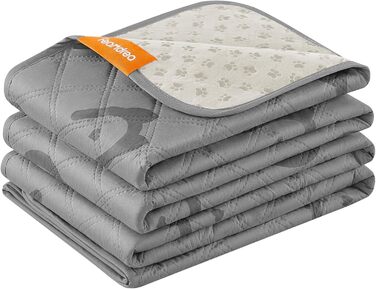 Водонепроникний килимок для собак Feandrea, 178x76 см, захист для авто/дивану, машинне прання, антиковзаюча підкладка, стеганий дизайн, тауновий сірий (XL 208x132 см)