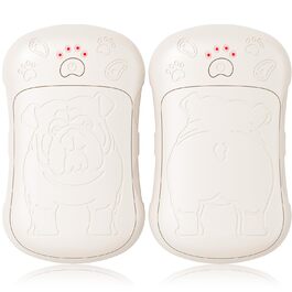 Електричні грілки для рук, 2 шт. 6000mAh, акумуляторні, багаторазові, для активного відпочинку, полювання, гольфу, кемпінгу, теплий подарунок для жінок, чоловіків, дітей, бежевий