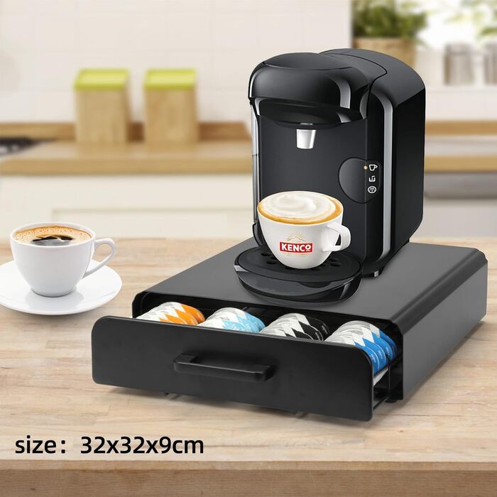 Організатор для капсул Tassimo (64 шт.) 2-в-1: тримач та підставка для кавоварки | SYSYLY