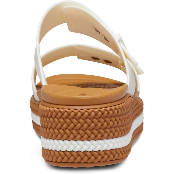 Сандалії Crocs Brooklyn Woven Buckle Chalk (36/37 EU) жіночі плетені на пряжці