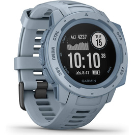 Garmin Instinct - водонепроникні GPS-годинники зі спортивними та фітнес-функціями, до 14 днів роботи від акумулятора. Вимірювання частоти серцевих скорочень на зап'ясті, фітнес-трекер [Відновлені]