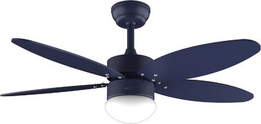 Стельовий вентилятор Cecotec EnergySilence Aero 4260 Purple 40W з LED підсвіткою, пультом, таймером та 6 швидкостями