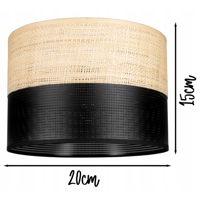 Стильна настільна нічна лампа з абажуром у стилі бохо: сучасний ротан та солома, Loft LED