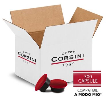 Кава в капсулах Caffè Corsini Classico Italiano, сумісні з Lavazza a Modo Mio, 300 шт по 7,5 г