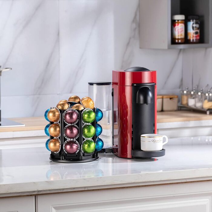 Організатор для капсул Nespresso Vertuo Carousel – чорний (60+ капсул)