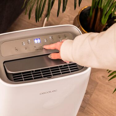 Зволожувач повітря Cecotec BigDry Series 2000: 750 мл/день, резервуар 0.6-2 л, 2 швидкості, 2 режими, площа до 25 м², функція очищення. (2000 Essential), білий